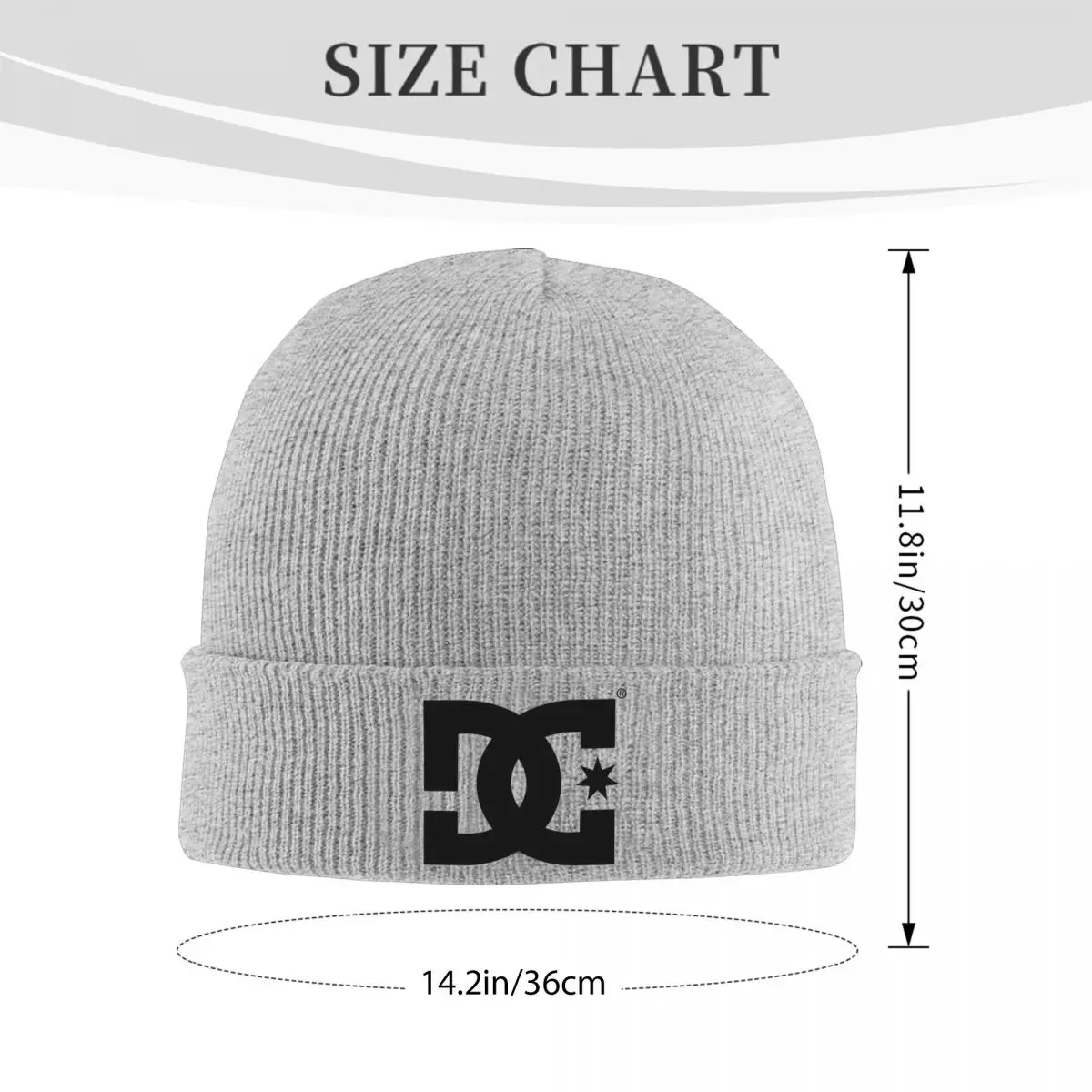DC Shoe Co قبعة محبوكة دافئة للشتاء قبعة بونيه متماسكة Skullies Beanies قبعات الهيب هوب للجنسين