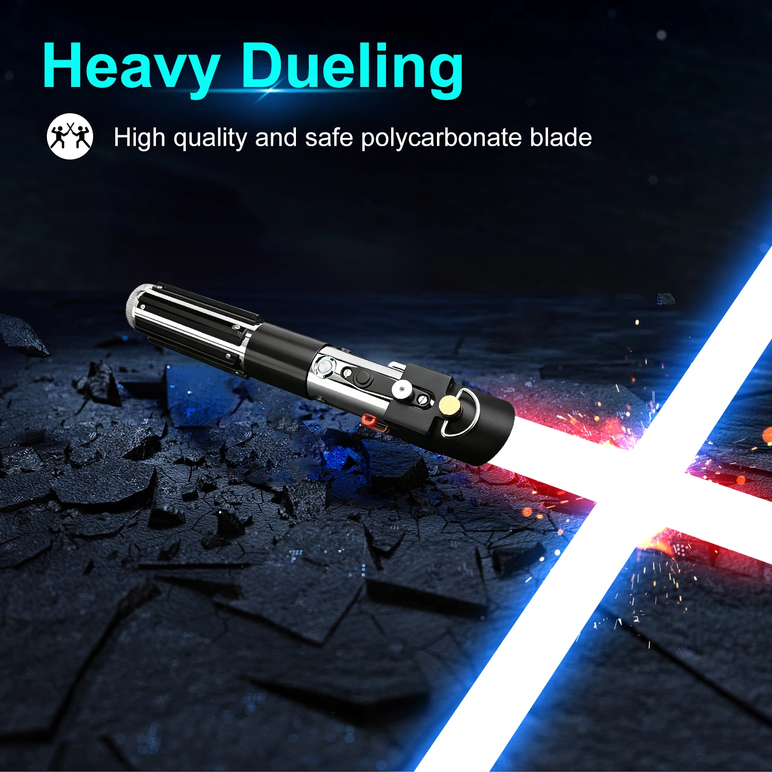 TXQSABER Lightsaber SNV4 Proffie Pixel Soundboard السلس سوينغ مقبض معدني مع شريط LED شفرة هالوين تأثيري اللعب Vader