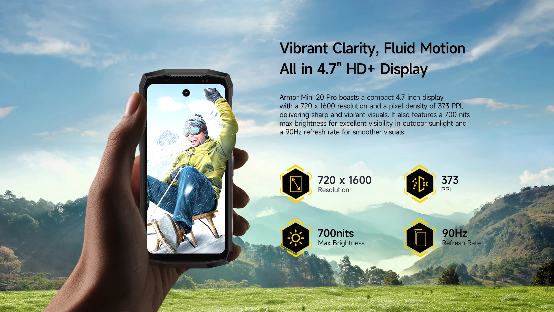 Ulefone Armor Mini 20 Pro 5G NFC 4.7" Rugged 64MP Night Camera Android 14 Smartphone 6200mAh 16GB+256GB Mobile Phone Global