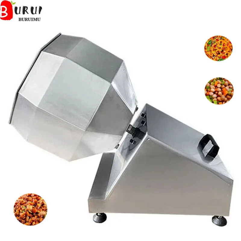Small Roasting Machine Chestnut Peanut Melon Seed Coffee Bean Walnut Nut Roaster Stainless Steel Baking Roller Machine