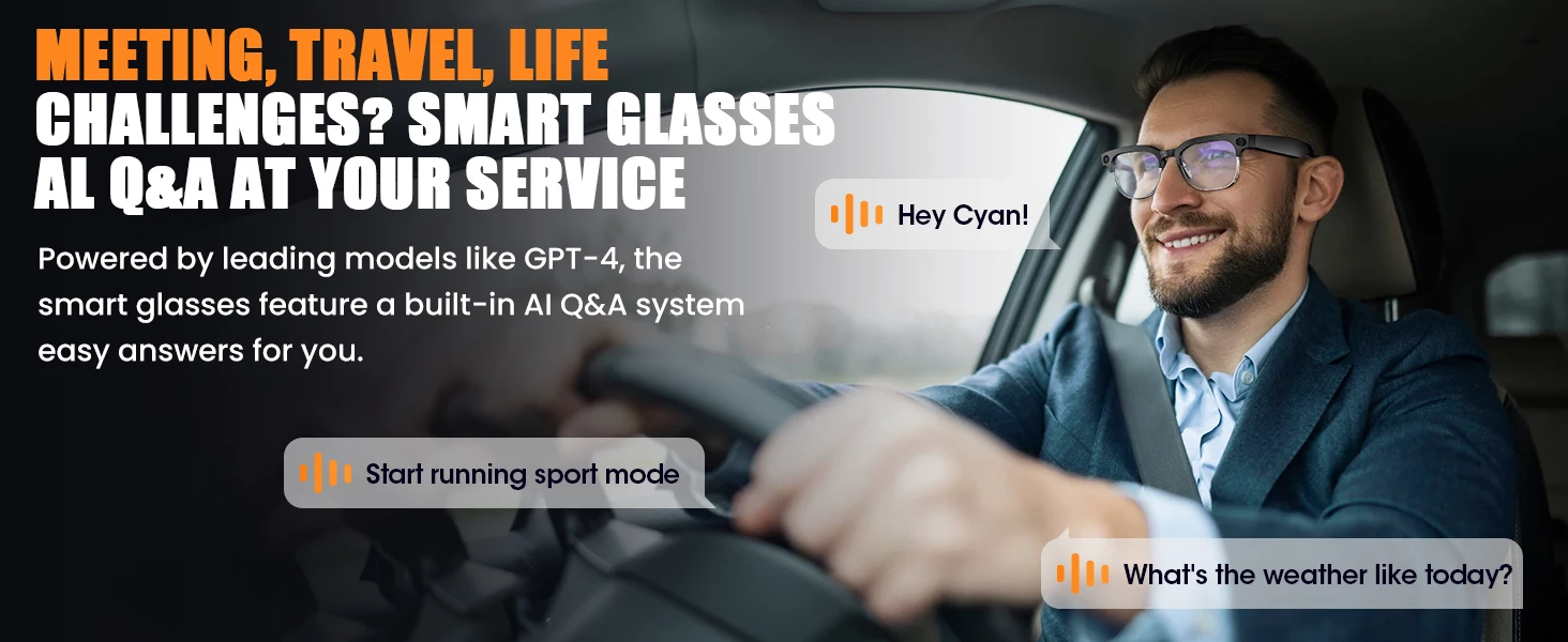 New Upgrade 800W Pixel Smart Glasses With Camera Video Recording AI Photo Recognition Call Language Translation Voice Sunglasses