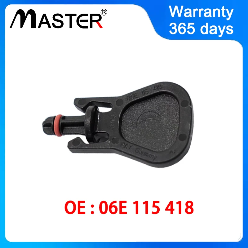 

Oil Dipstick Guide Tube Bung Blind Cover 06E115418 for Volkswagen Audi A4 A5 A6 A7 A8 Q5 Q7 VW Touareg Phideon 06E 115 418