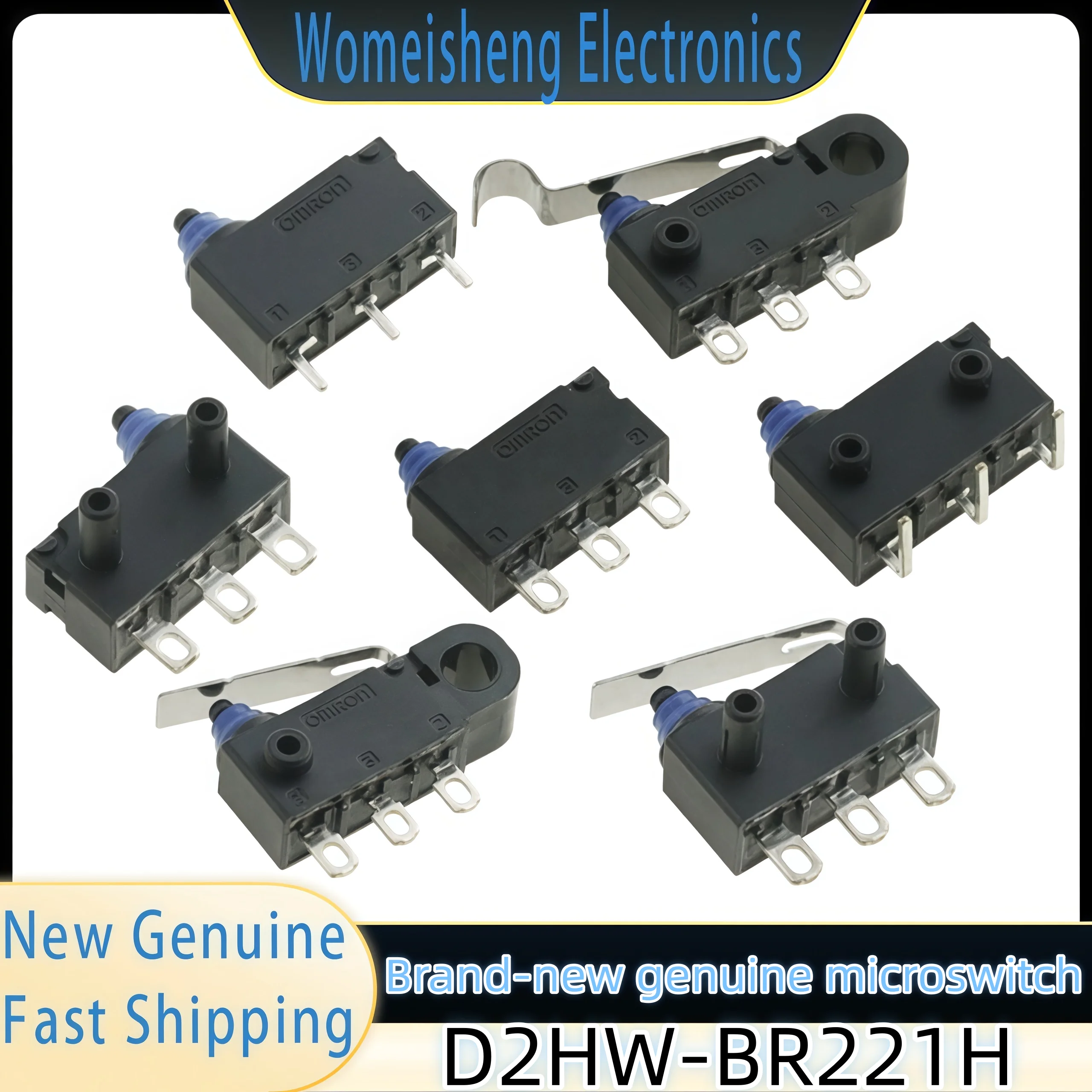 

Совершенно новый подлинный микропереключатель D2HW-BR221H, 1 шт.