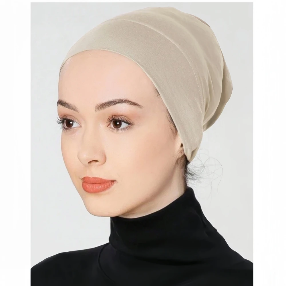 Hot Sale Women Hijab Stretch Caps Modal Under Scarf Bone Bonnet Neck Cover Muslim Headscarf Islamic Inner Caps