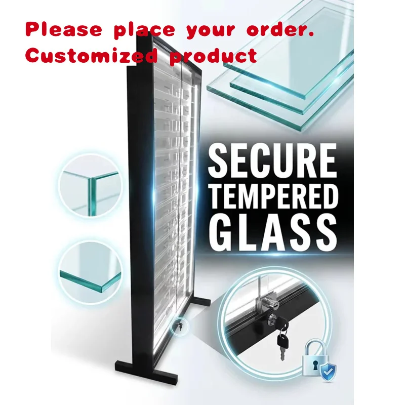 custom.Luxury LED-Metal Card Gallery Cabinet-Dust-Proof & Anti-Theft Display Wall High-Value Card Collections
