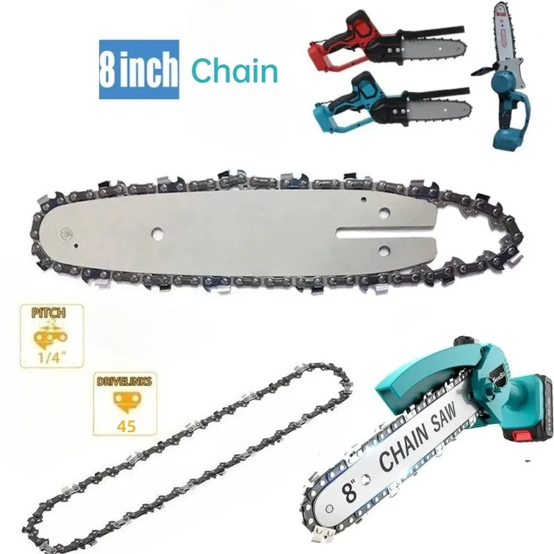 8 Inch electric chainsaw battery Chain High Quality Electric Saw Replacement Parts Wood Cutting saw Accessory tool