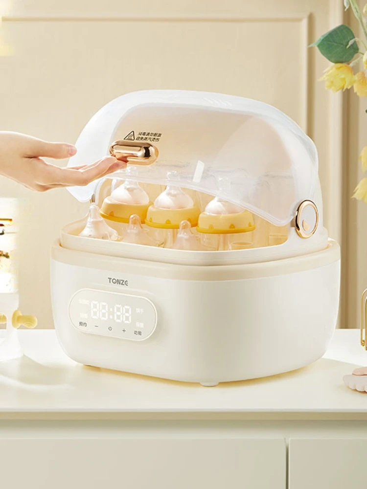 Baby Fles Sterilisator Hoge Temperatuur Stoom Pot Riem Drogen Twee In Een Machine Speciale Desinfectie Pot Pasgeboren Baby Items