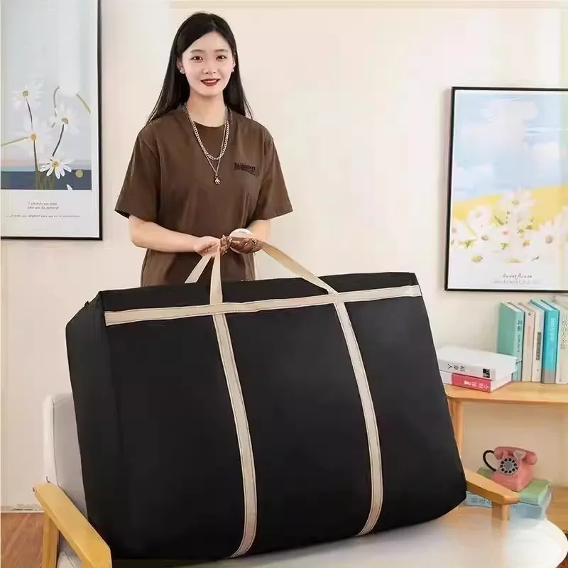 

Сверхбольшая утолщенная сумка для переезда из оксфордской ткани, сумка для хранения, дорожная сумка, водонепроницаемая, большой вместимости