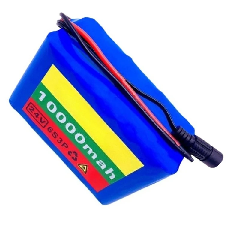 18650 6S3P 24V 10Ah بطارية دراجة كهربائية