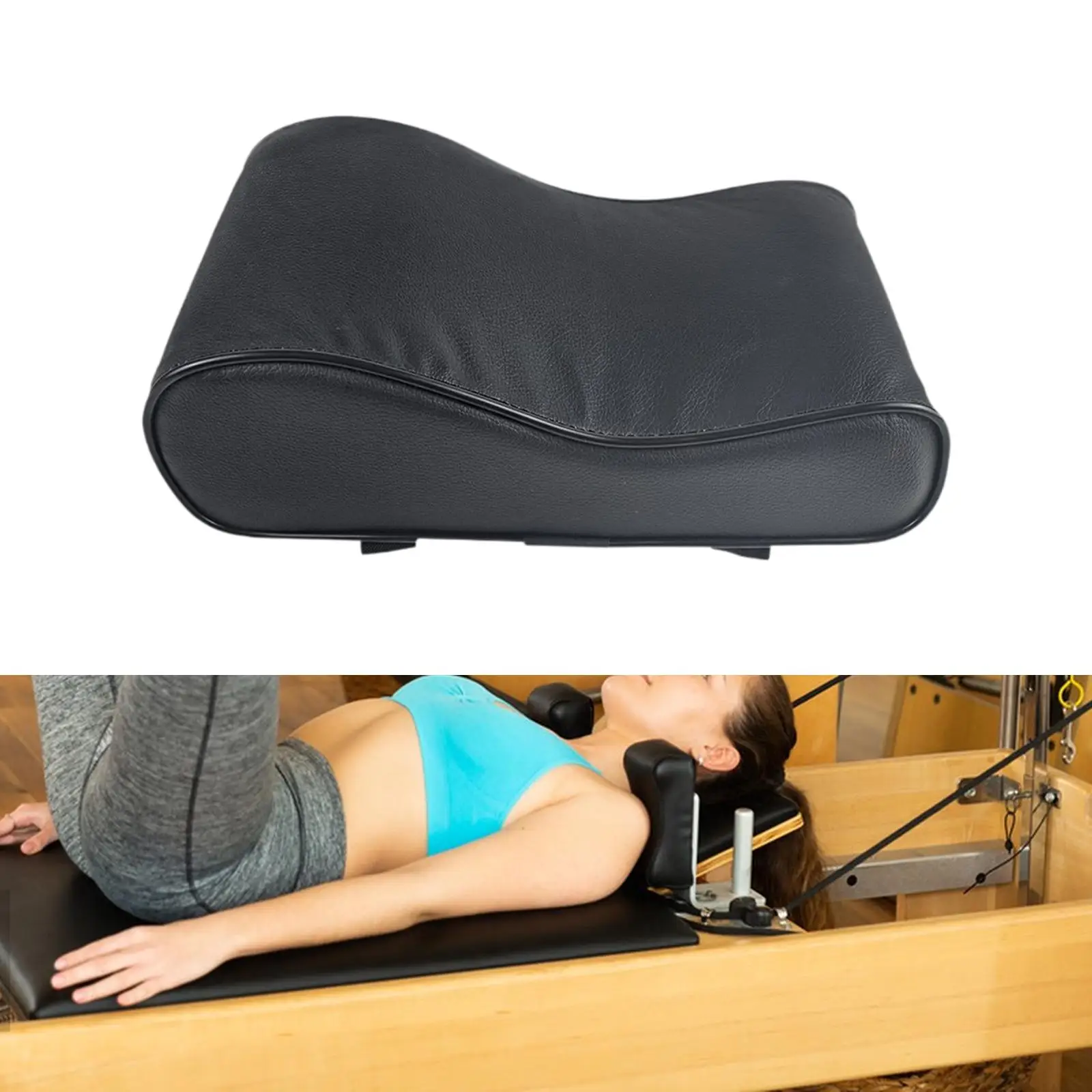 

Pilates Shaper Head and Neck Support Pillow Fitness Equipment Multifunction Reformer Accessories Assist Headrest for Workout Gym