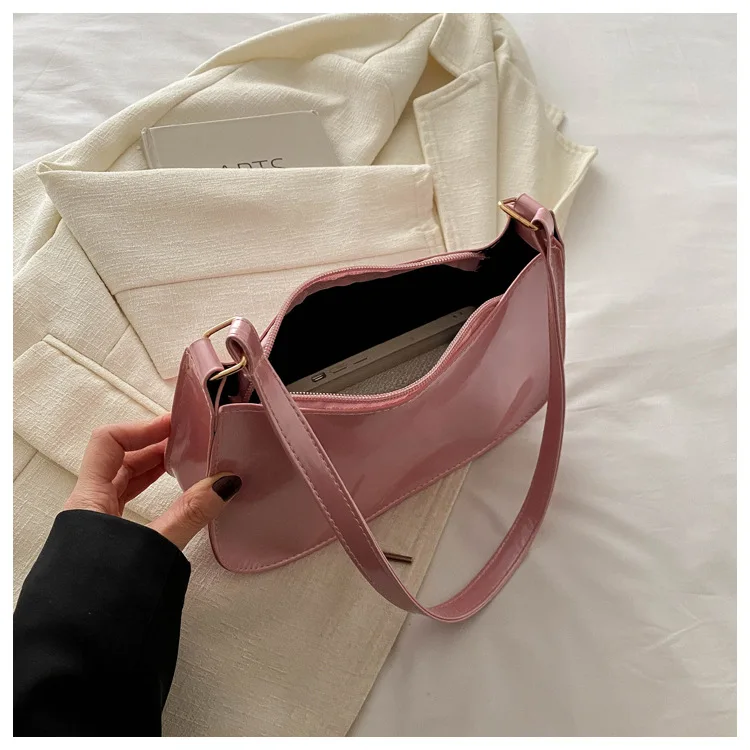 Neue, schlichte, lässige Damen-Unterarmtasche, ausländische Textur, kleine quadratische Handtasche, modische, vielseitige Umhängetasche für Pendler – Detail 29
