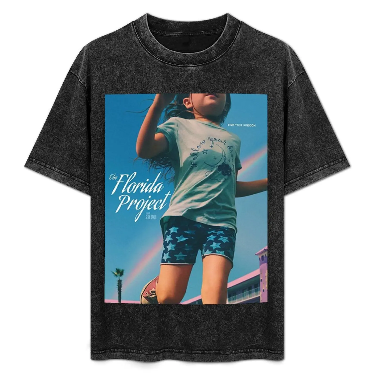 

The Florida Project Rainbow T-Shirt Big and Tall Casual T-Shirt