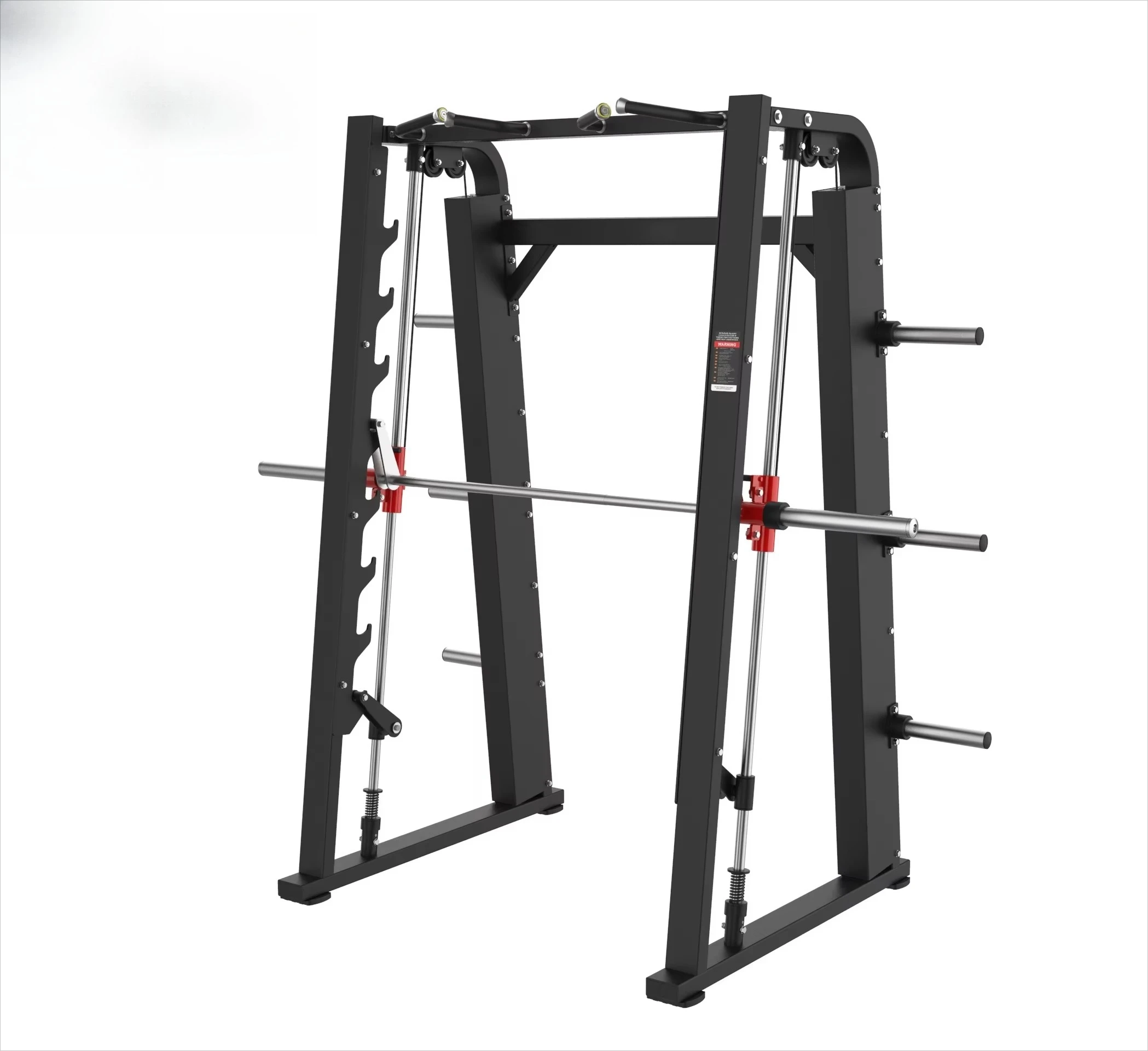 Professional Home Gym Multi-Functional Simith Machine Weightlifting Bench Press Power Squat Rack With Pull up Down