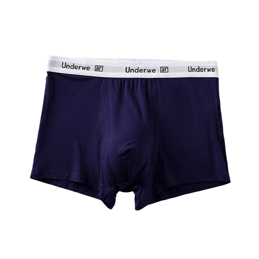 Men Solid U Convex Briefs Boxer Shorts Bikini Soft Breathable Sports Loose Trunks Extreme Night Underwear Panties Men Underpants