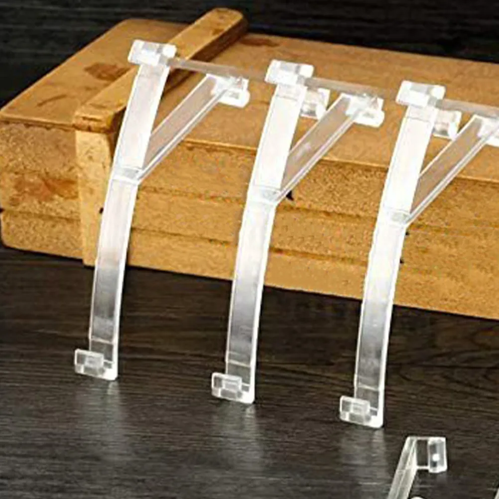 8Pcs Valance Clip for Blinds Pom Material Sturdy Simple Design Transparent Blind Curtain Clips Vertical Blind Replacement Parts