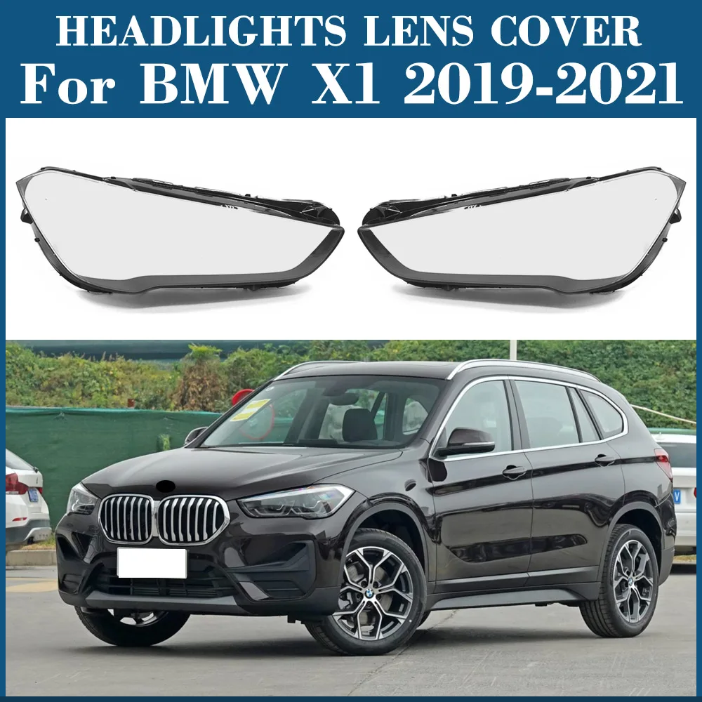 

Front Headlamp Cover Transparent Lampshade Headlight Shell Lamp Shade Plexiglass For BMW X1 2019 2020 2021