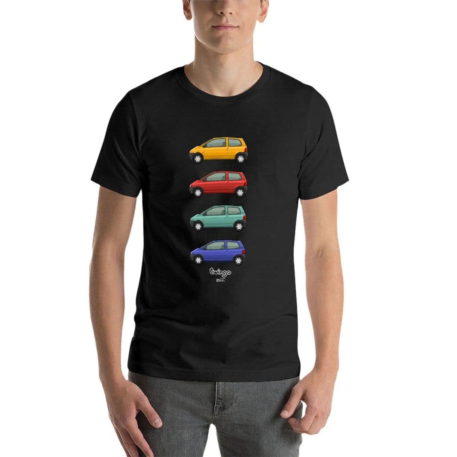 MK1 1993 Twingo Outline Artwork T-Shirt customizeds tops for a boy sweat Men\'s t-shirt