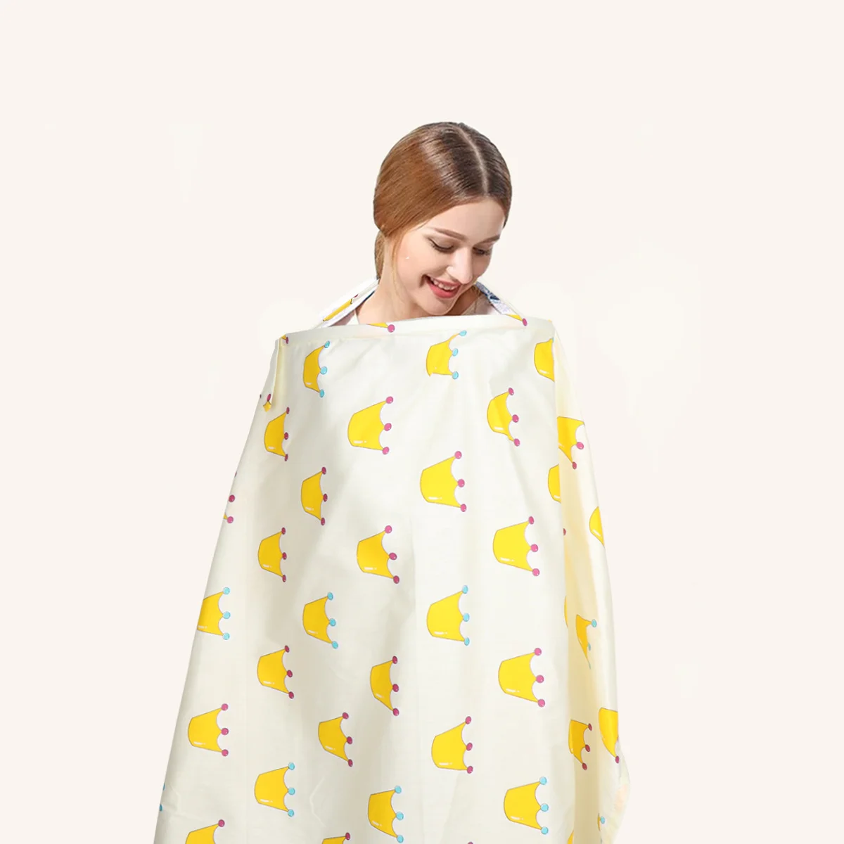 

1 шт., детский чехол для лактации, хлопковый прочный дышащий шарф для кормления на открытом воздухе, одеяло для коляски, чехол для коляски, шарф для лактации младенцев