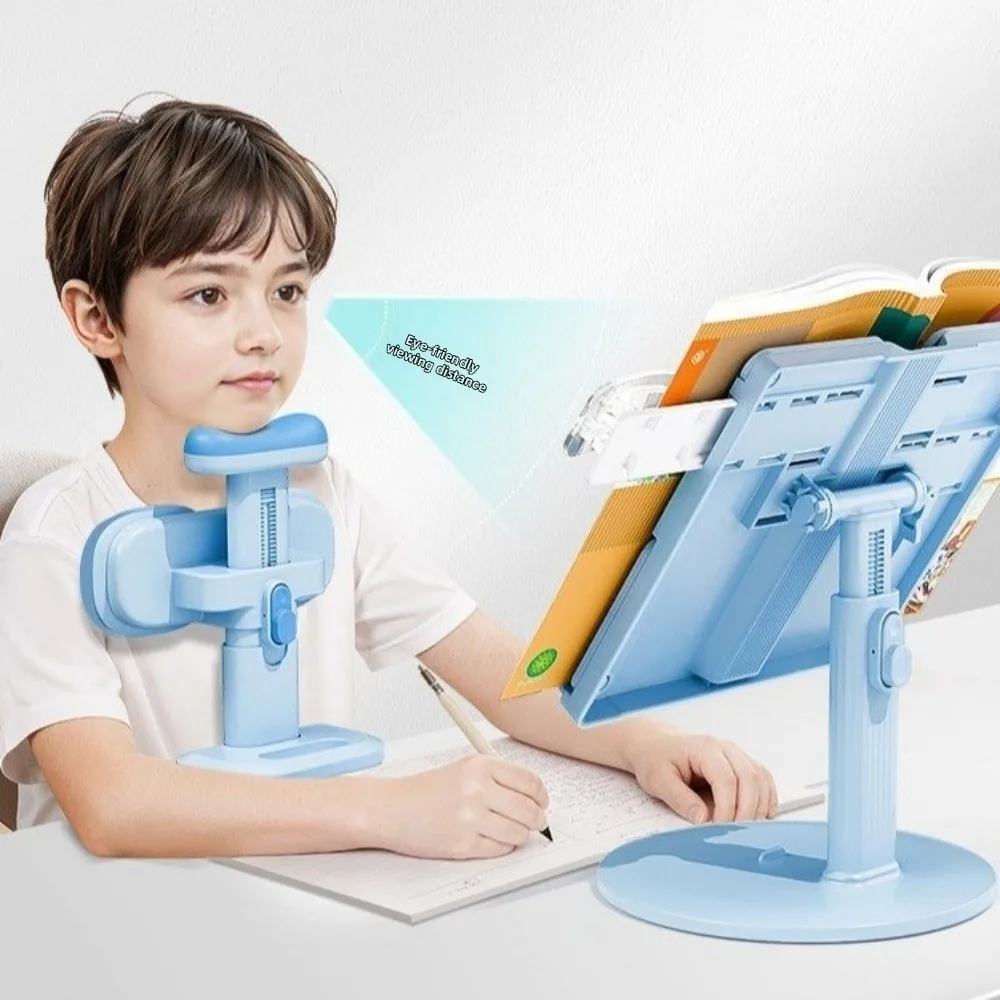 Multifunctional Students Writing Posture Corrector Height Adjustable 180-degree Rotation Sitting Posture Corrector Support Chin