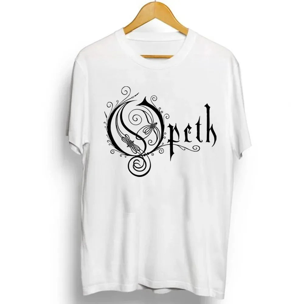 

2024 Summer Vintage Death Metal Band Printed T-shirt for Men Women Fashion Opeth Band Short-Sleeved Tees Cotton Men Streetwear