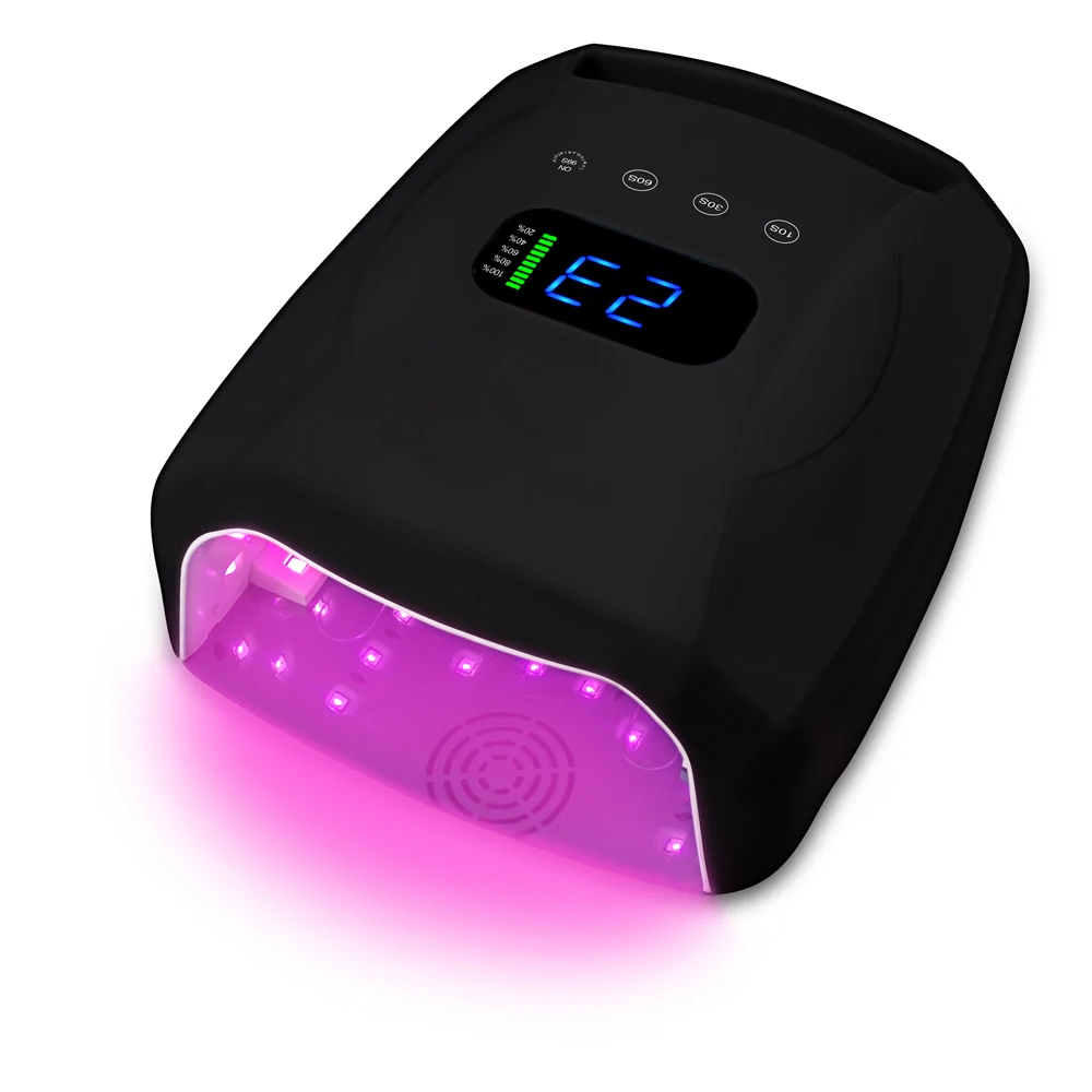 Neue Hochleistungs-LED-UV-Nagellampe mit 96 W, hochwertigem ROT-Licht und einzigartigem Design für den Salon