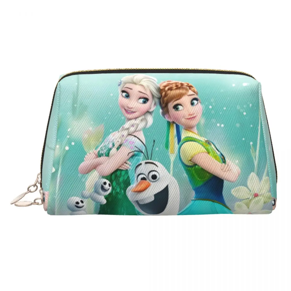 

Custom Travel Anime Frozen Toiletry Bag Cute Princess Cute Elsa Cosmetic Makeup Organizer Women Beauty Storage Dopp Kit Box