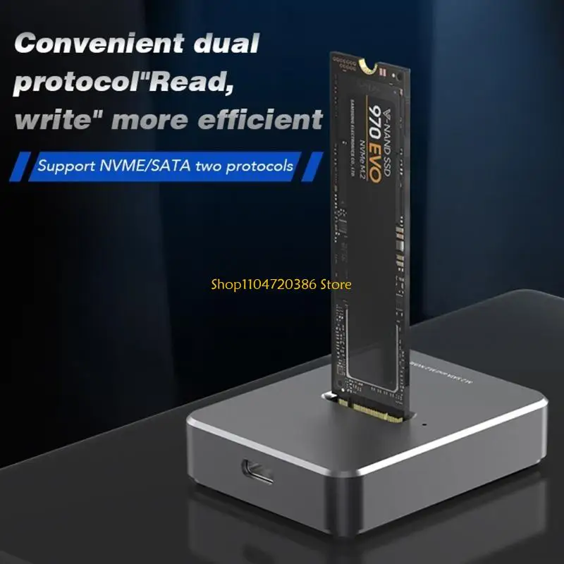 K0EA Blueendless for M.2 Nvme SSD for Case Box USB3.1 Hard Disk Cooling Enclosur