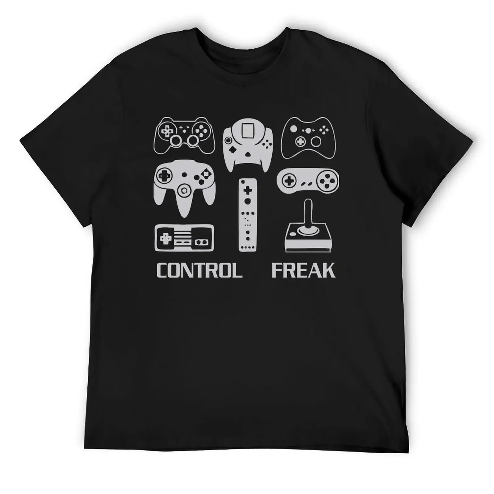 

Funny Video Game Control Freak T-Shirt basketball graphic tees vintage anime shirt mens champion t shirts