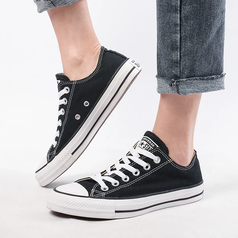 Converse men's shoes women's shoes 2024 winter new fashion all-match low-top canvas shoes sports casual shoes 101001