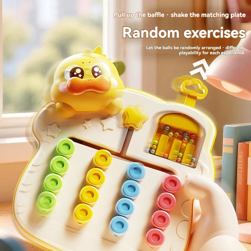 Nuovo gioco di scacchi bifacciale a quattro colori che cammina, allenamento per il pensiero logico Puzzle per la prima educazione Montessori Giocattoli natalizi