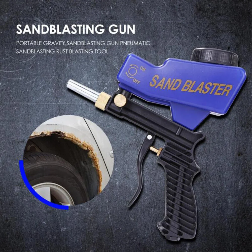 Portable Lightweight Air Sand Blasting  Gravity Feed Sand Blaster For Heavy Duty Work Home Appliance Maintenance Wholesale