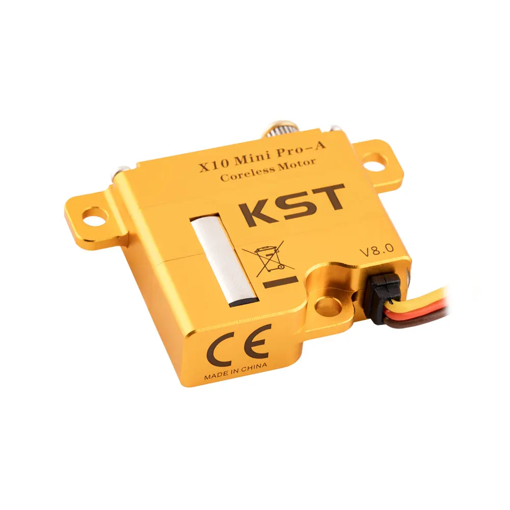 KST X10 Mini Pro 8.0Kgf.cm 0.08sek Digitaler Metallgetriebe-Servo für Wettkampfgleiter und Großmodellgleiter – Detail 15