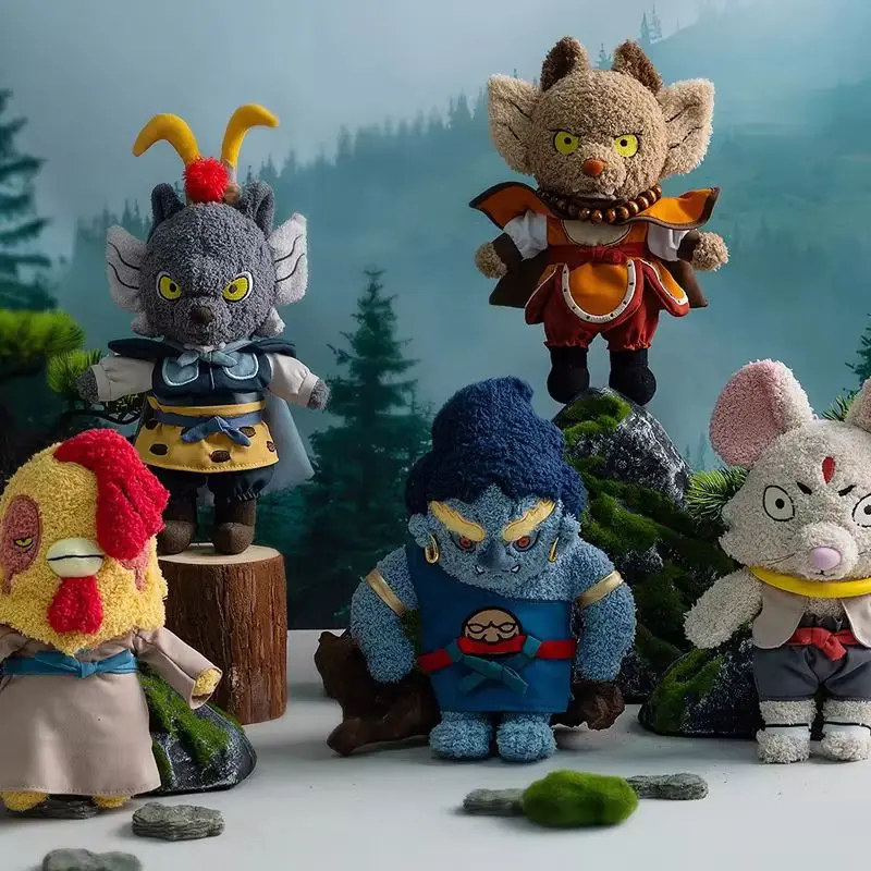 

Langlang Mountain Little Monster Series Plush Dolls Halloween-Themed Tabletop Ornaments Keychains Pendants For Gifting