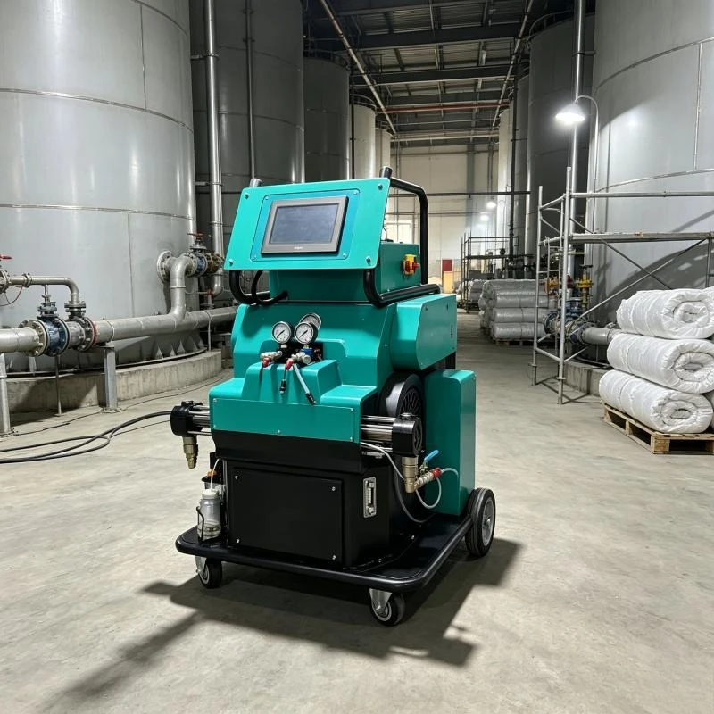 Portable Cart Type Polyurethane Spray Machine 2 Part Foam Injection Tool for Wall Roof and Container Sound Insulation