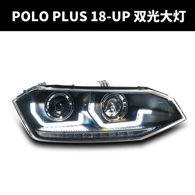 AIROW For VOLKSWAGEN Polo Mk5 Vento Cross Polo LED Head Lamp 2018-up SN