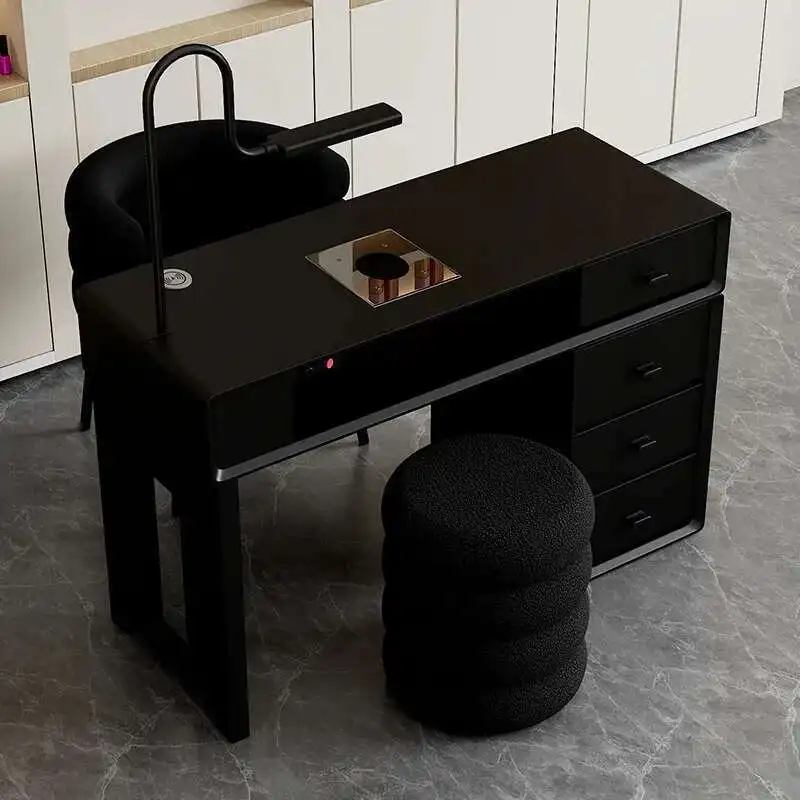 طاولة مانيكير كهربائية لتخزين المكياج، مكتب مصمم جمالي، معدات مانيكير احترافية، أثاث ميسا مانيكيرستا Ongle