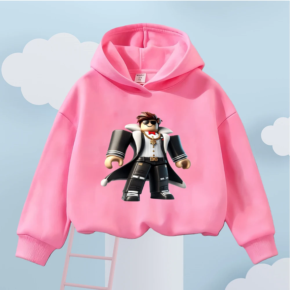 

Детский свитер с персонажами мультфильмов — стильный крутой черный дизайн пальто для мальчиков и девочек, повседневный хлопковый топ с длинными рукавами — идеально подходит для повседневной носки