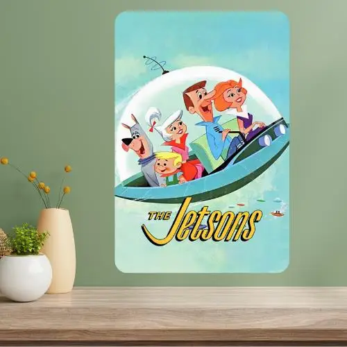 Letrero Metálico del Programa Televisivo Clásico Jetsons