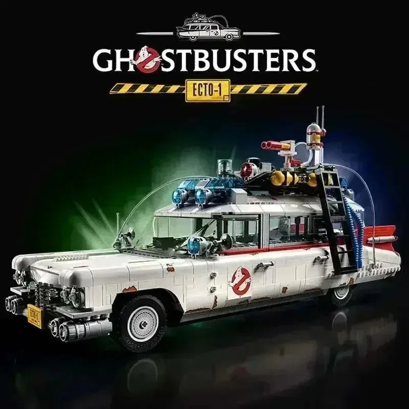 

Конструктор Ghostbusters Ecto-1, 2352 детали, модель автомобиля, 10274, для детей и взрослых, игрушка, подарок на Хэллоуин и Рождество
