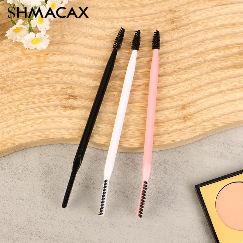 Double Headed Eyebrow Brush Eyelash Comb Eyebrow Eyelash Shaper Eye Brow Brush For Grooming Brows Reusable Makeup Tool