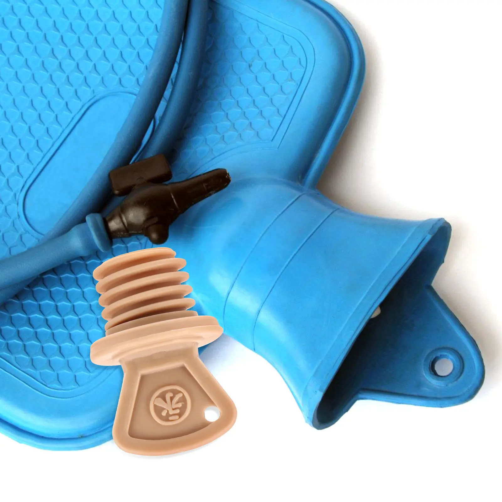 2pcs Water Bag Stoppers Sealing Anti leak Plug Sack Hot Water Small Rubber Health Care view 6