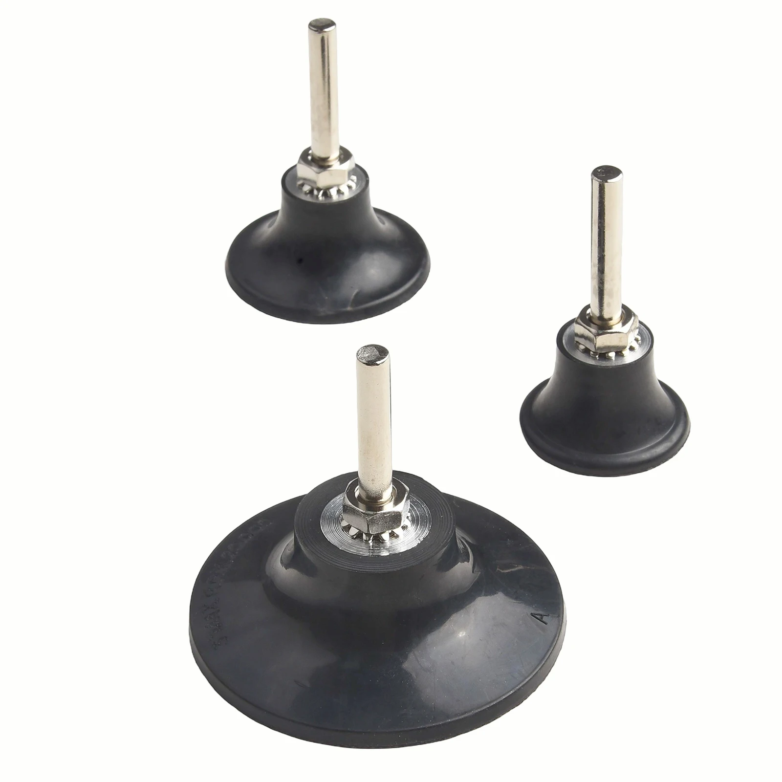 Workshop Tools Sanding Disc Holder Rubber Pad For Sanding Tools 1 4 Inch Shank Removable Shank Rubber Pad 3 Pieces Set