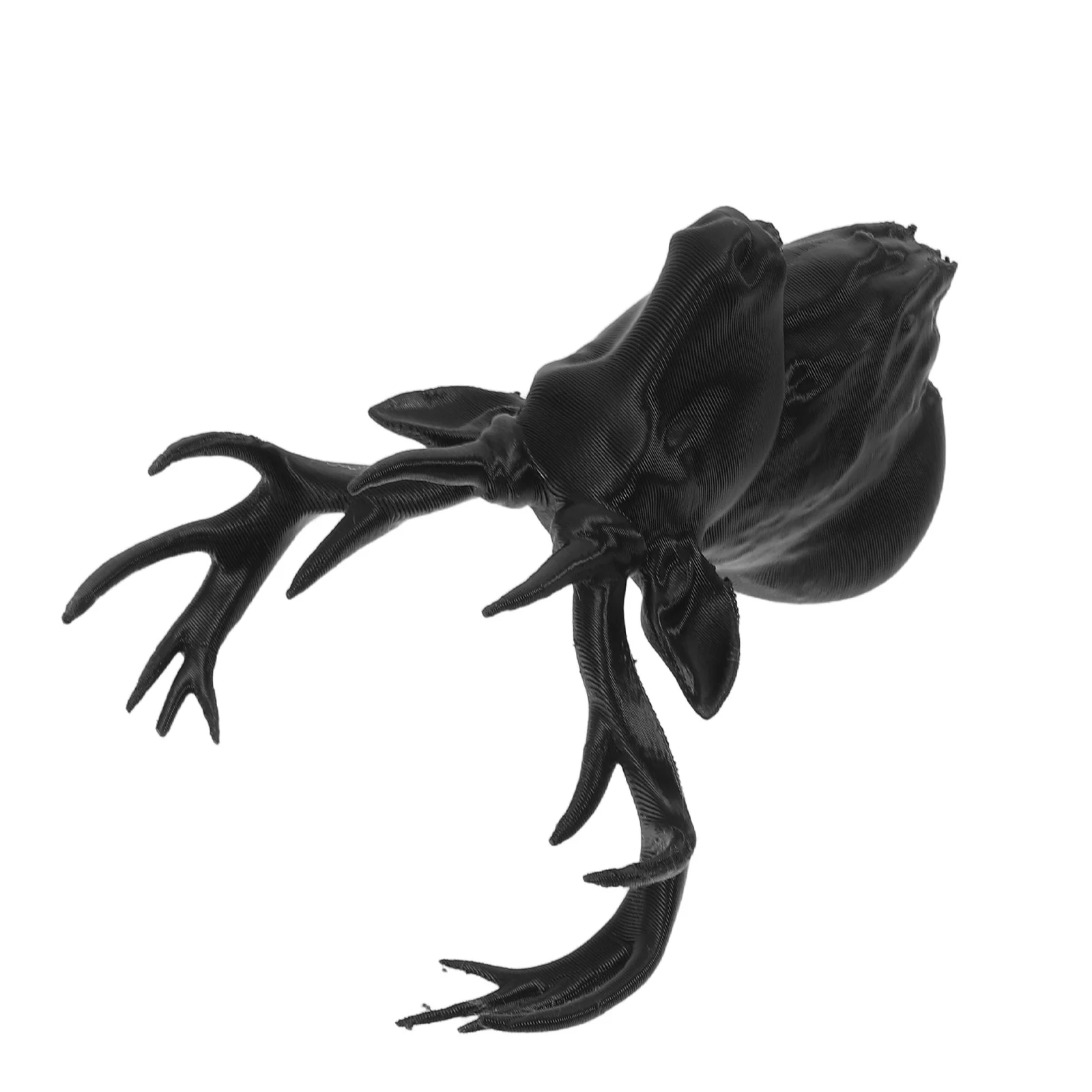 Miniatuur hertenkop wanddecoratie Boho rustieke plastic schedel voor poppenhuis kunstbenodigdheden woonkamer slaapkamer appartement decor