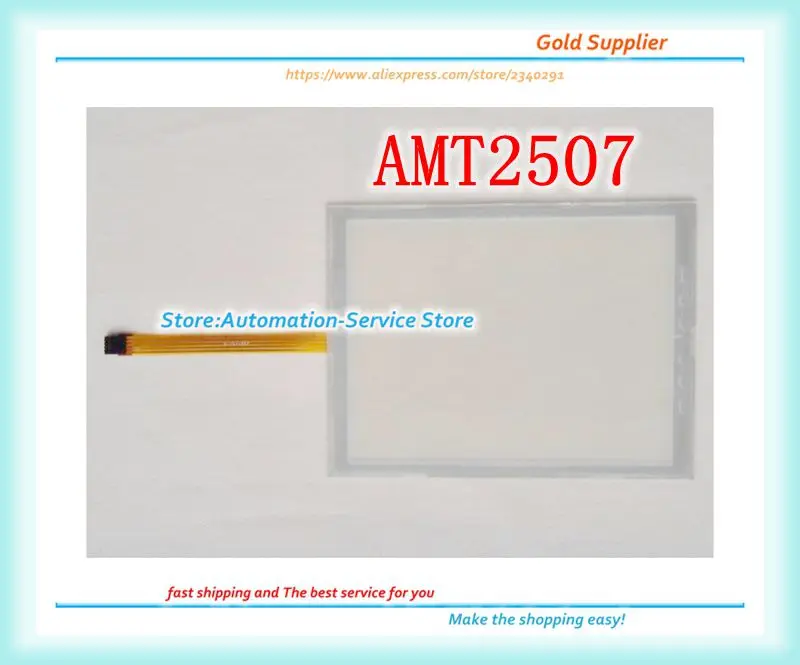 New Touch Screen Glass Panel Pad Use For AMT-2507 AMT2507