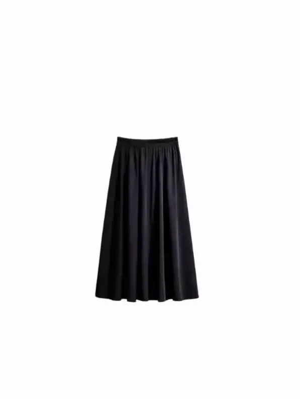 

High Weave Dra Skirt Women's Sle God's Postcard Art by QingHaritz Ele Drapey Midi Skirt for Ages 40-49
