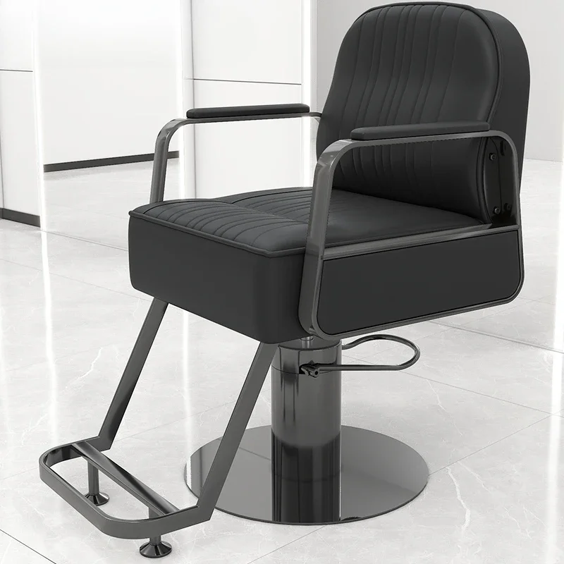 

Chair Beauty Salon Wheels Barber Offer Ergonomic Barbering Shop Professional Luxury Barbers Chairs Hairdresser Hair Wash Silla