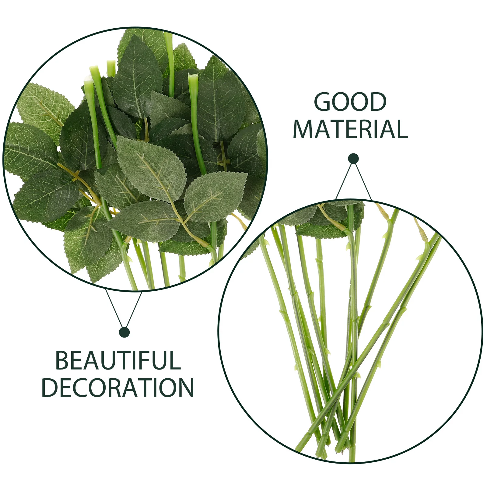 10 szt. Elastyczne sztuczne łodygi róż do samodzielnego tworzenia, realistyczne sztuczne sztangi do bukietów ślubnych, rękodzieła i dekoracji.