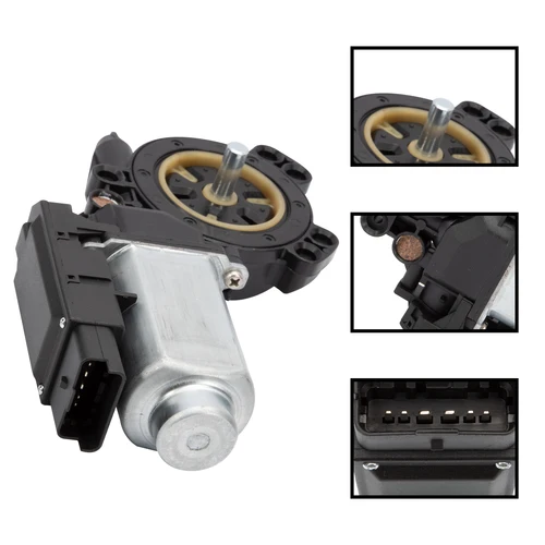 Imagen 2 del producto Elevalunas motor para Clio 3, Espace 4, Laguna 2, Megane 2 y Scenic 2 (2001-2015) Módulo TEMIC - Delantero izquierdo