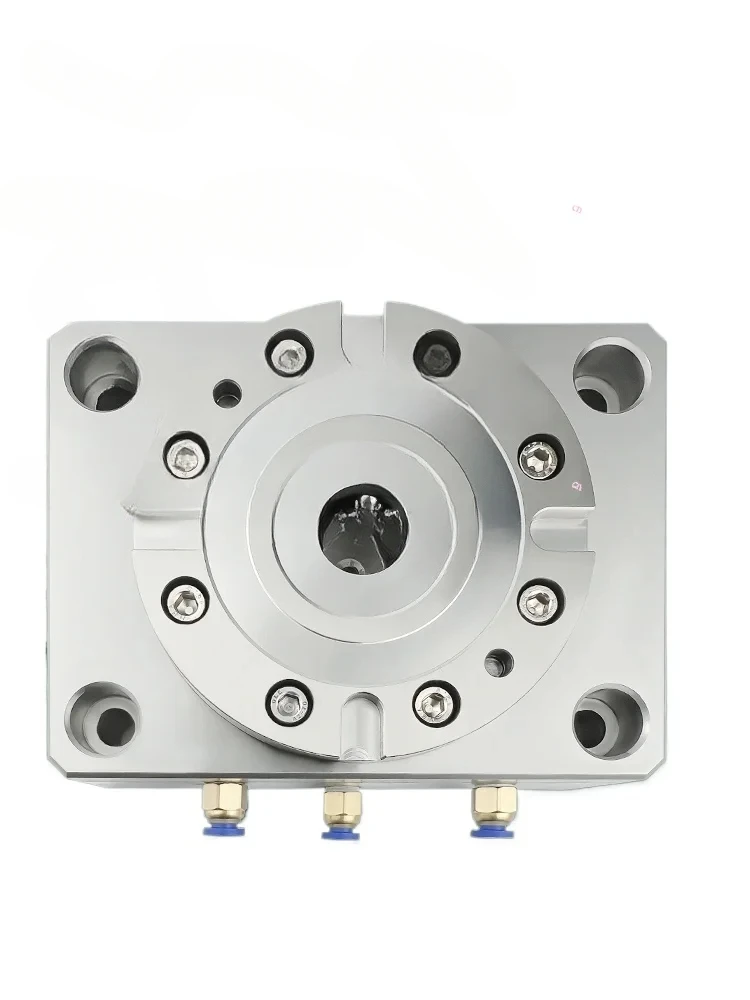 Positioning pneumatic chuck quick change fixture CNC machining center four-axis tooling single  double head zero point pull nail