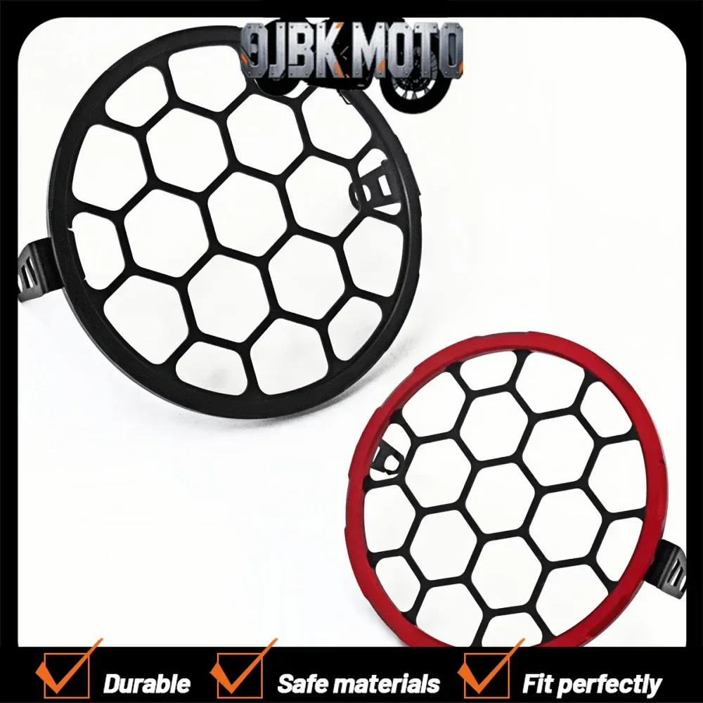 

【Perfect fit】GAOKIN Iron Pupa Modified Headlight Net Aluminum Alloy Lampshade Honeycomb Protective Cover Accessories